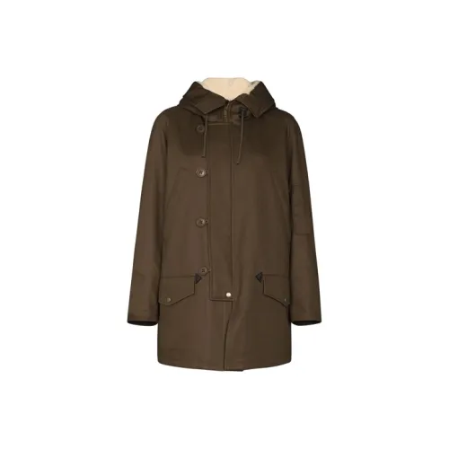 SAINT LAURENT Мех Женский Коричневый