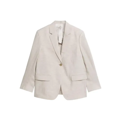 ARKET SS23 Бизнес-костюм Женский Светлый Бежевый