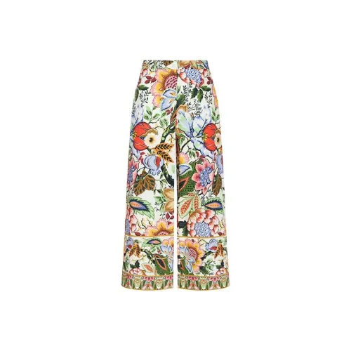 ETRO Белые Женские Повседневные Брюки