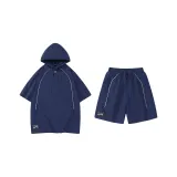 Комплект одежды (Темно-синий топ + Темно-синий низ)