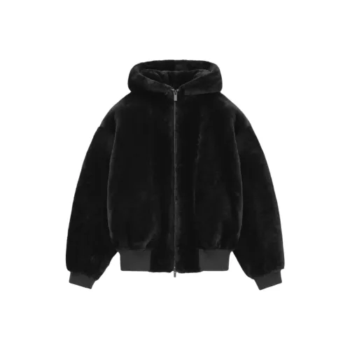 Fear of GOD Черные Женские Кожаные Куртки
