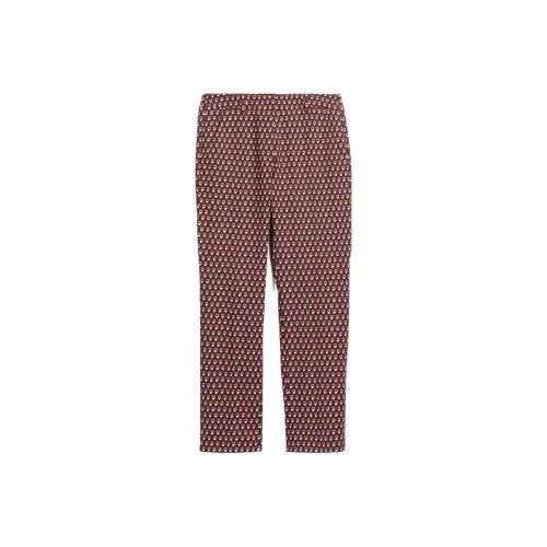 WEEKEND MaxMara Темно-фиолетовые Женские Повседневные Брюки