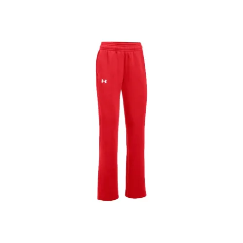 Under Armour Женские вязаные тренировочные брюки красного цвета
