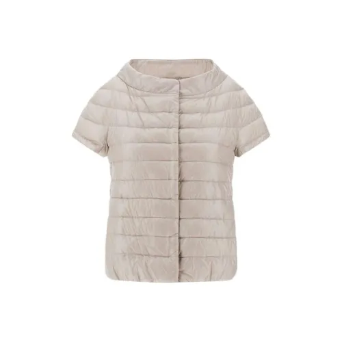 HERNO Бежевые Женские Жилеты