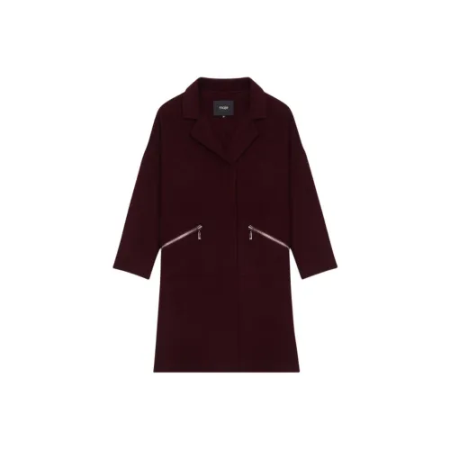 Maje Фуксия Женское Пальто