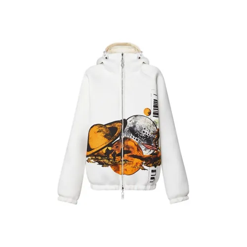 LOUIS VUITTON Новые ежеквартальные продукты LV Белые женские парки