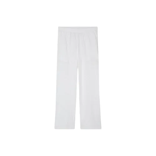 AMERICAN VINTAGE A.M SS24 Jogging Femme Sully Casual Pants Women's White