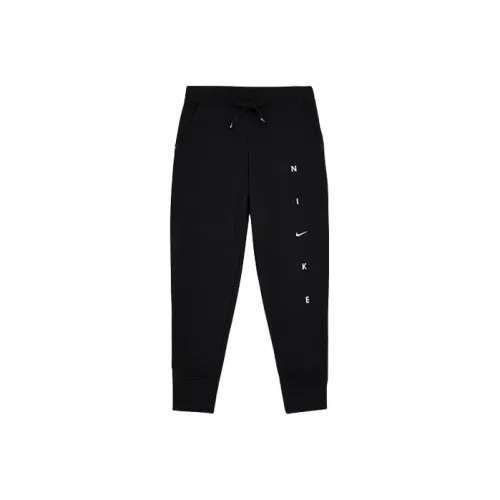 NIKE Черные Женские Вязаные Тренировочные Брюки