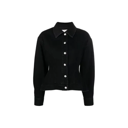 Alexander McQueen FW22 Denim Jacket Women's Black