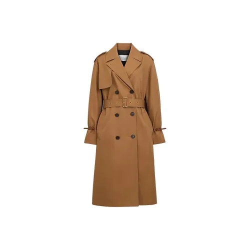 COACH SS24 Тренчкот Женский Темный Хаки