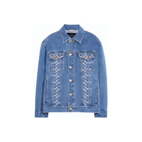 COACH SS22 Denim Jacket Women's Indigo