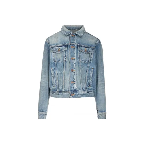 CELINE Denim Jacket Women's Blue CELINE Деним Куртка Женская Синяя