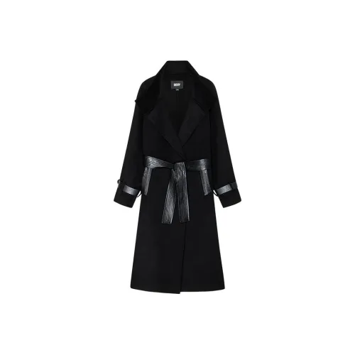 DKNY Черное Женское Пальто