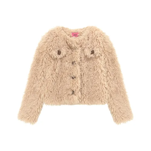 CHUU Хаки Женские Меховые изделия