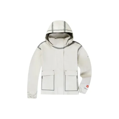 Columbia совместный бренд Поход Водонепроницаемый Ветрозащитный и Дышащий Ветровка Женская Белая