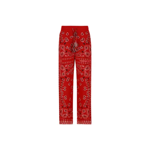 Alanui Red Женские Повседневные Брюки