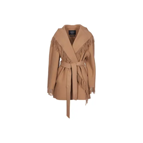 Balenciaga Пальто Обычный крой Женские Коричневый