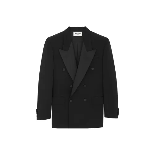 SAINT LAURENT FW23 Бизнес-костюм Куртка Женская Черная