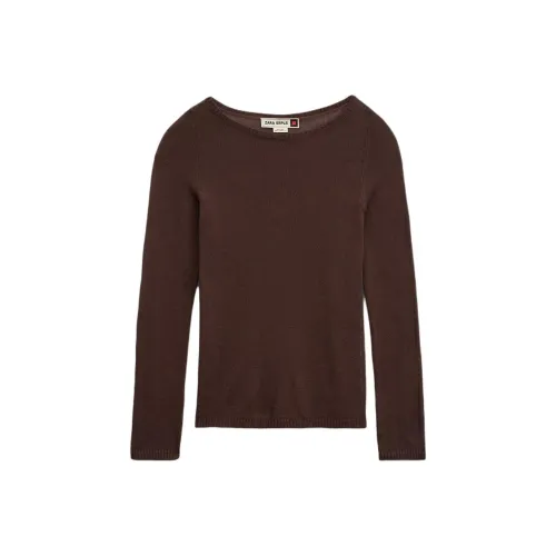 ZARA Кирпично-красный Женский Трикотаж