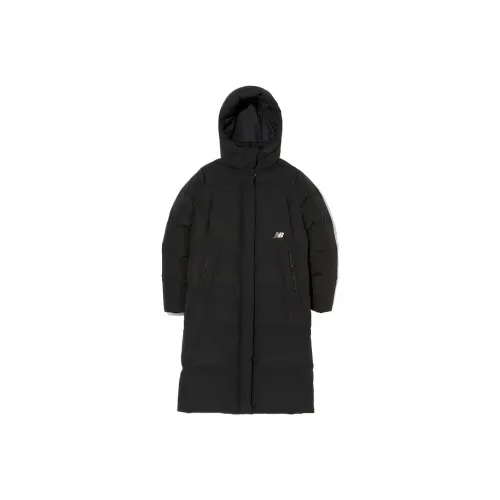 New Balance Пуховик Женские Черный