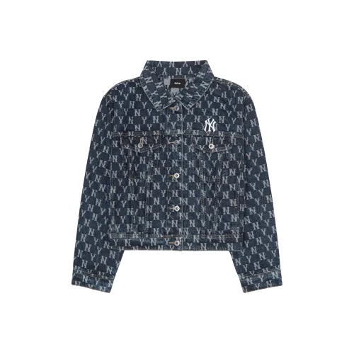 MLB Old Flower Синий Женские Джинсовые Куртки