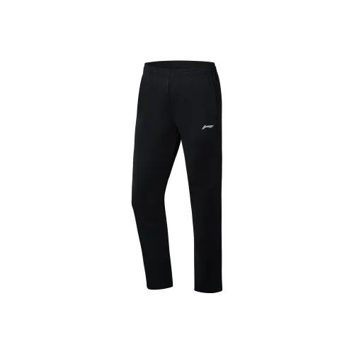 LINING Table Tennis Series Вязаные тренировочные брюки женские черные