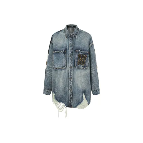 N ONE Denim Jacket Женская Джинсовая Синяя