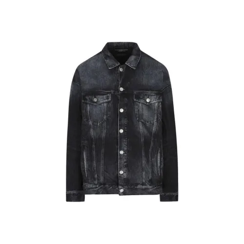 Balenciaga FW22 Denim Jacket Loose Fit Women's Black Баленсиага FW22 Джинсовая куртка свободного кроя женский черный