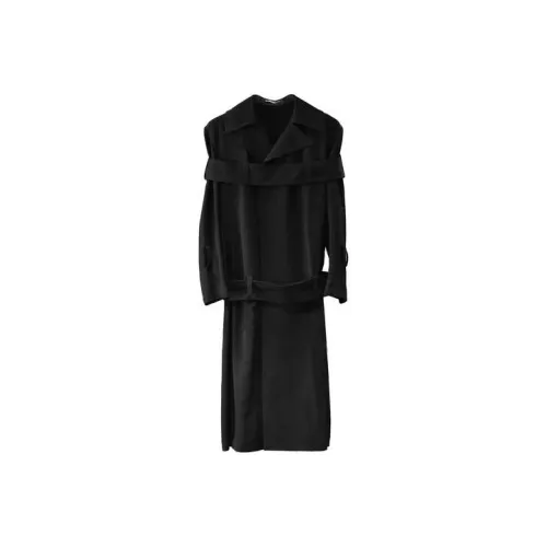 Yohji Yamamoto Черный Женский Тренч