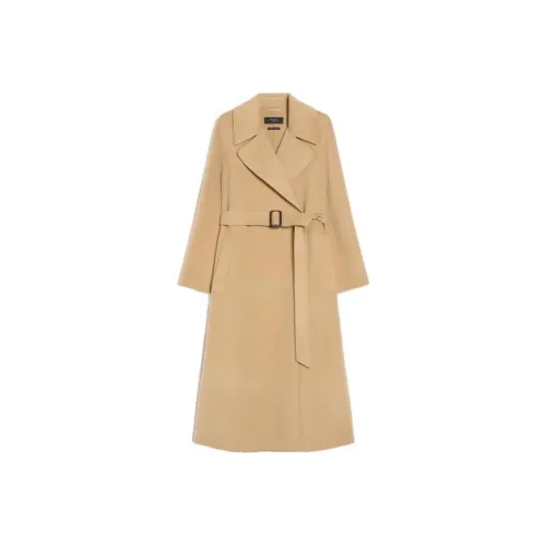 WEEKEND MaxMara Пальто Женское Бежевое