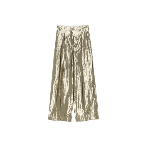 Alysi SS24 Повседневные брюки Женские Золото