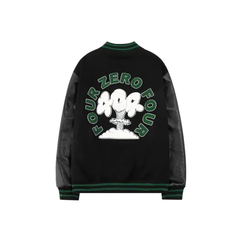 404MOB GANG Бейсбольная куртка Унисекс Черный