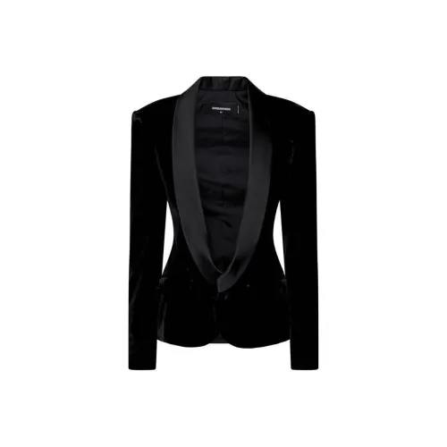 DSQUARED 2 Бизнес-костюм Пальто Женское Черное