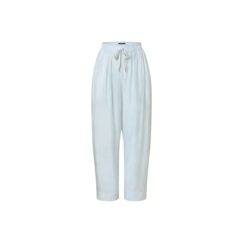 LOUIS VUITTON Повседневные брюки Женские Светло-синие