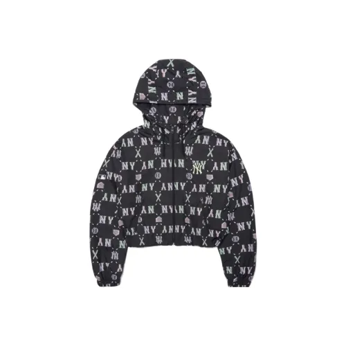 MLB Base Logo Windproof Windbreaker Women's Black