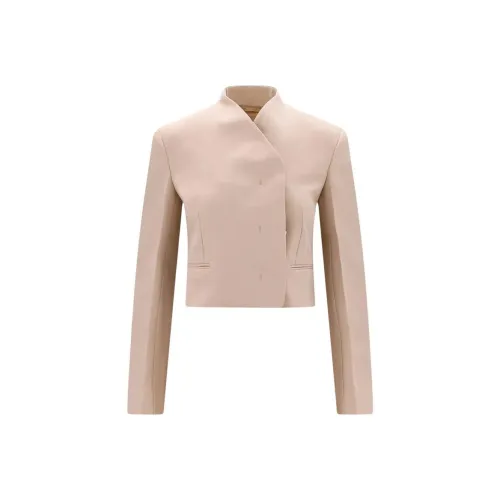 FERRAGAMO Бизнес-костюм Пальто Женское Бежевое