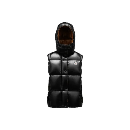 Moncler Luzule Series Женские жилеты черного цвета