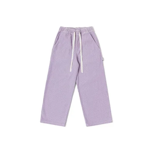 Dickies SS23 Розово-фиолетовые Полосатые Женские Повседневные Брюки