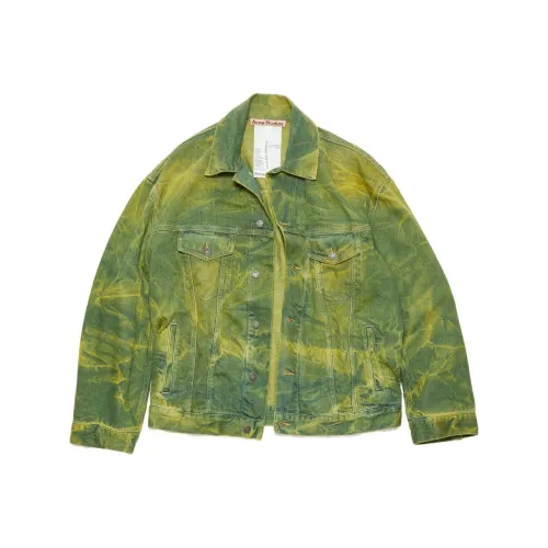 Acne Studios Denim Jacket Unisex Green Acne Studios Деним Куртка Унисекс Зеленый