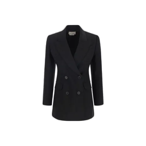 Alexander McQueen Бизнес-костюм пальто женское черное
