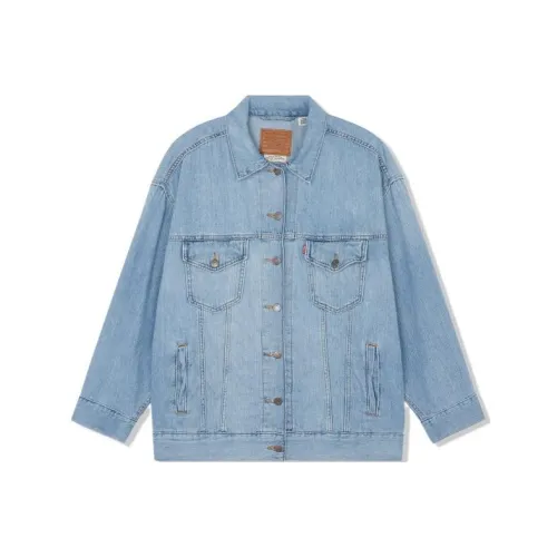 Levis Синие Женские Джинсовые Куртки