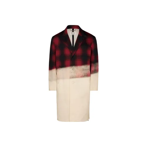 Maison Margiela PENDLETON Контрастное пальто женское многоцветное