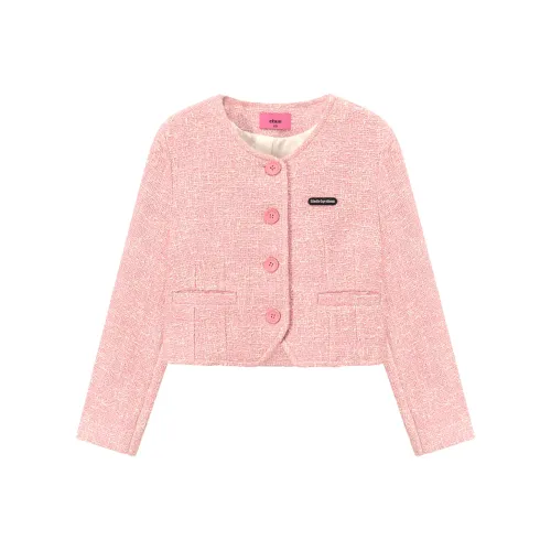 CHUU Розовое женское короткое пальто