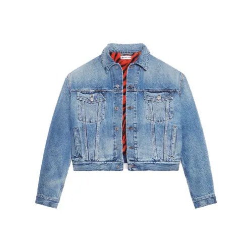 BALENCIAGA Синие Женские Джинсовые Куртки