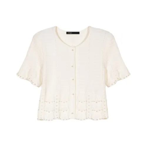 Maje Белый Женский Трикотаж