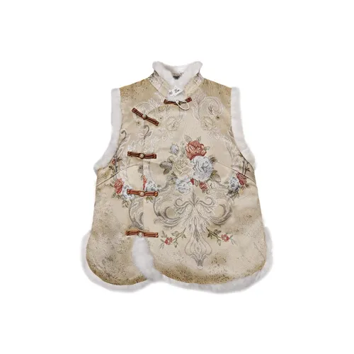 JK JS Жилет Женские Hibiscus Brown