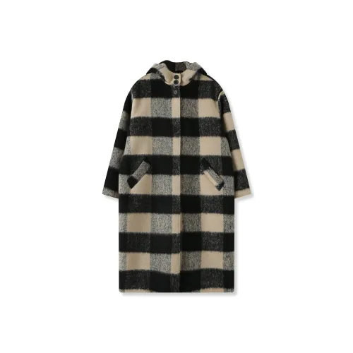 NORA.LOU Клетчатое Женское Пальто