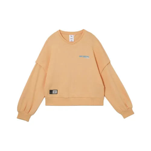 PUMA x PHANTACI Свитшот Женский Абрикосовый Желтый