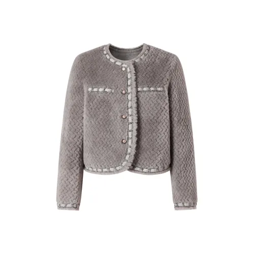 JZ. ANNAKRO Серый Женский Пальто