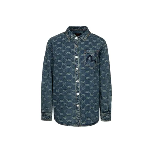 EVISU Denim Jacket Женская Джинсовая Синяя